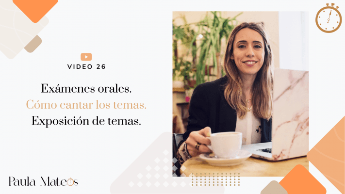 Video 26 - Exámenes orales. Cómo cantar los temas. Exposición de temas.